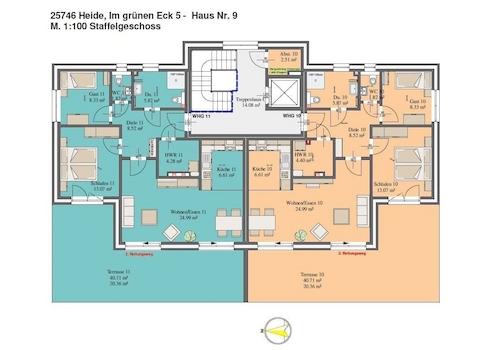 Grundriss Staffelgeschoss