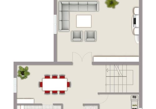 Grundriss Erdgeschoss EFH