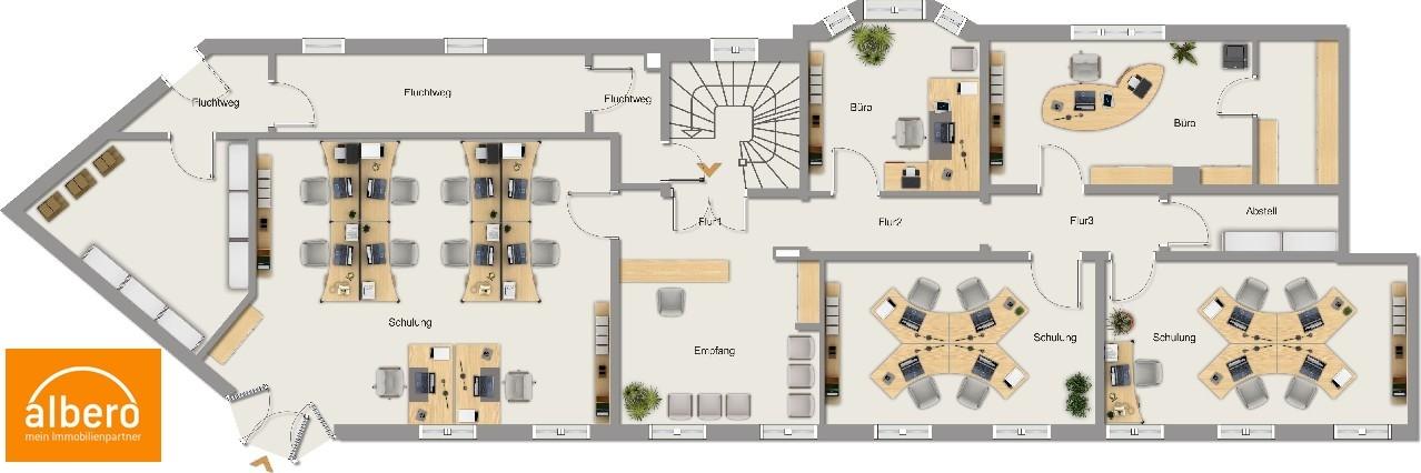Grundriss Büro OG 155m²