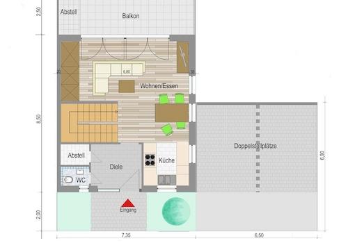BV Altensteig Grundriss EG bunt beschr