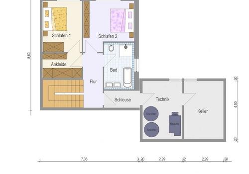 BV Altensteig Grundriss UG bunt beschr