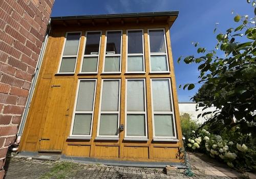 Blick zum Wintergarten