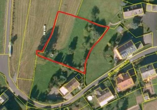 Grundstück-Makierung