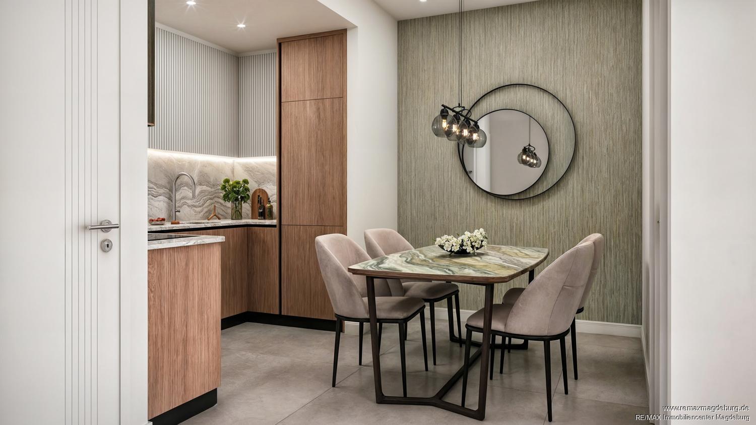 Essbereich und Küche