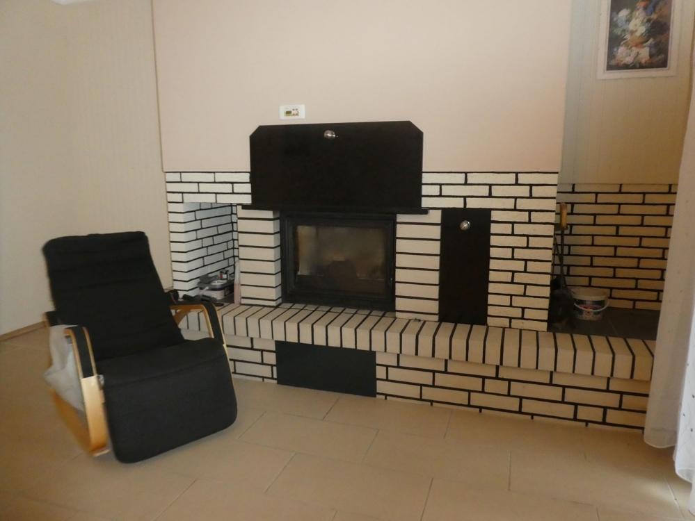 Kamin im Wohnzimmer