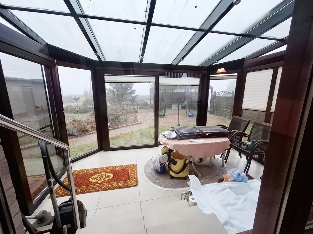 schöner Wintergarten.