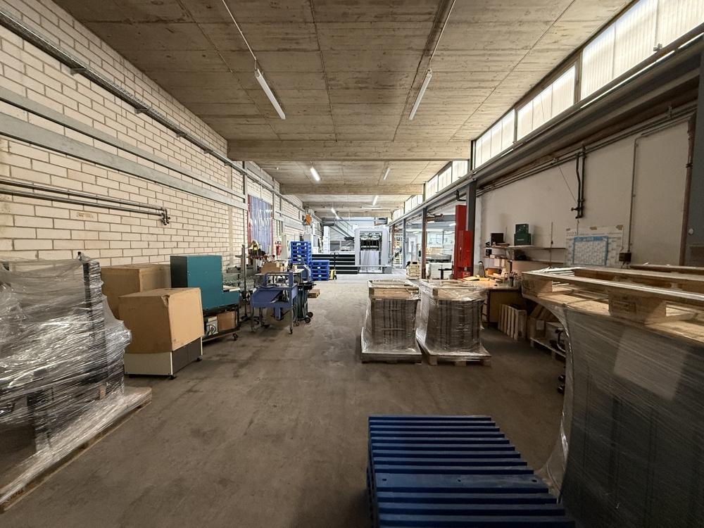 Teilansicht der Produktionshalle