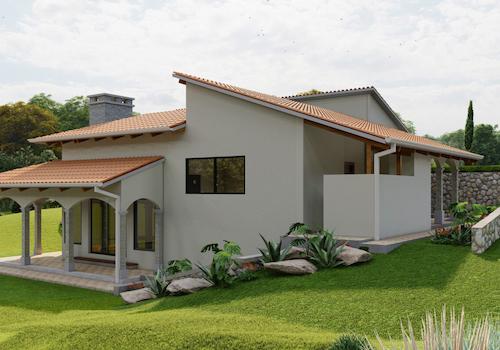 Ansicht Kolonialhaus