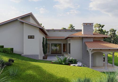 Ansicht Kolonialhaus