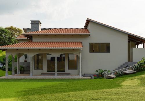 Ansicht Kolonialhaus