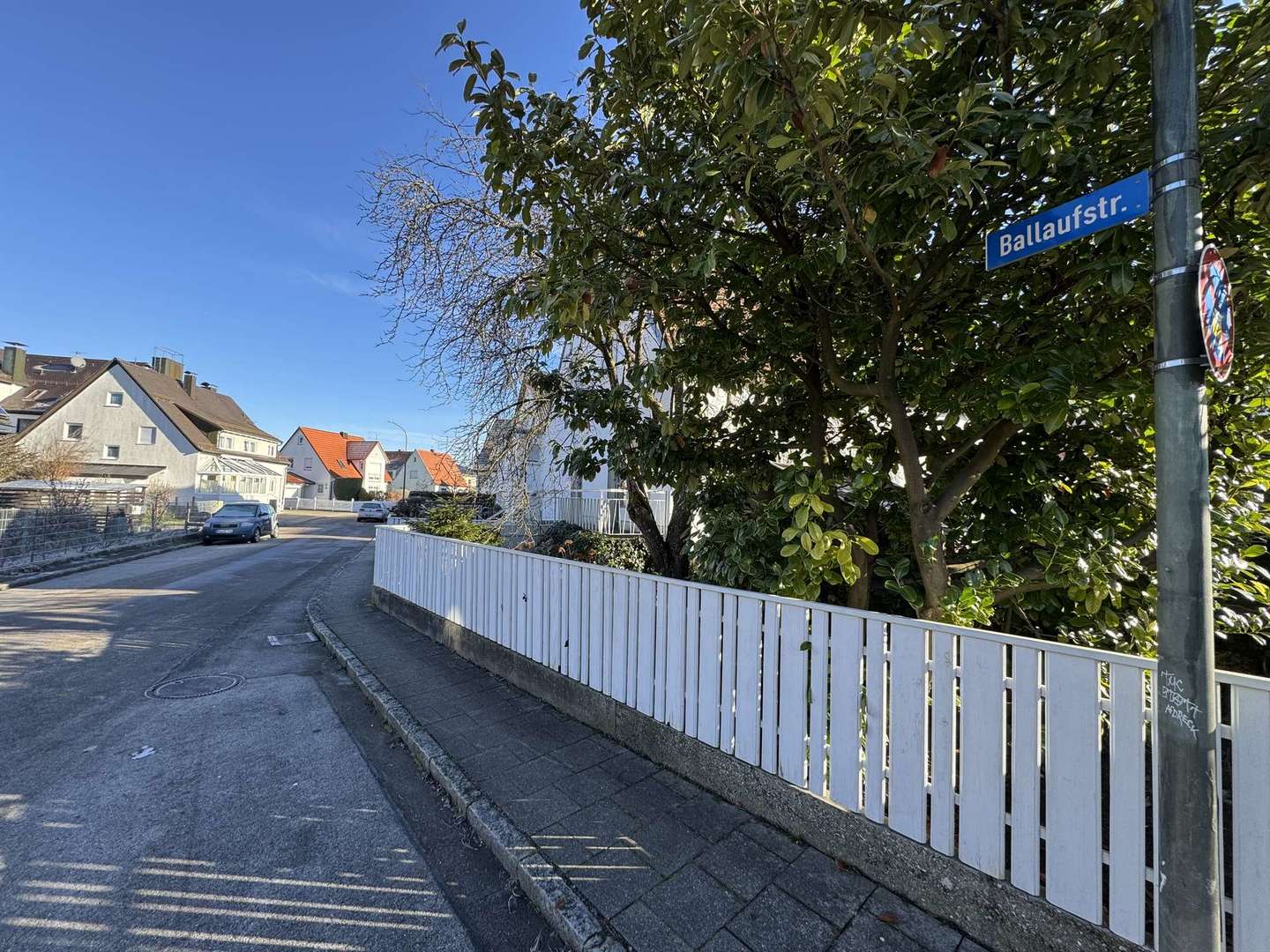 Ballaufstraße in Karlsfeld