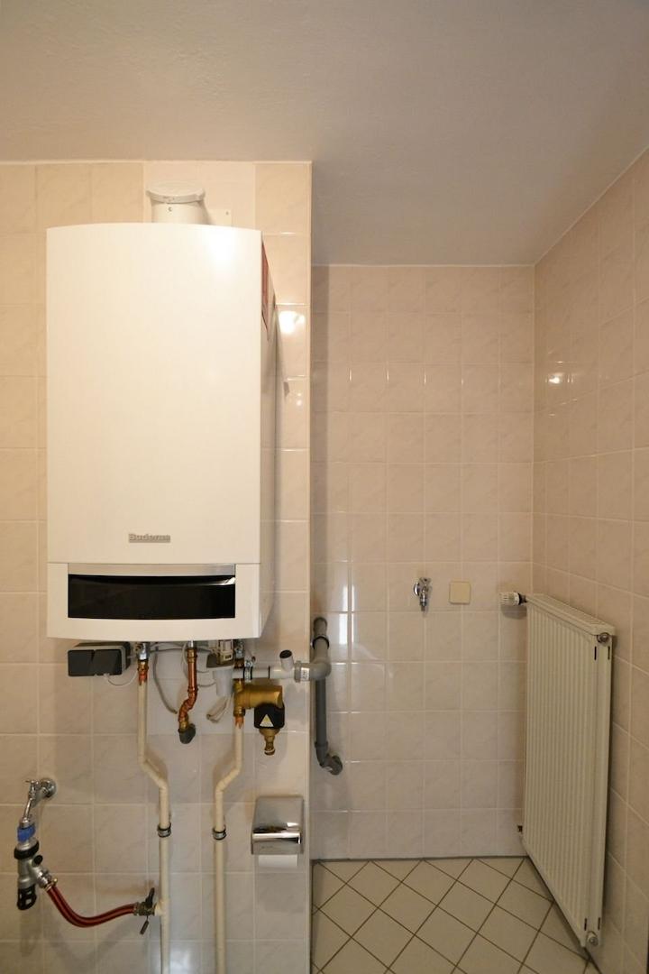 ...mit Gas-Brennwerttherme