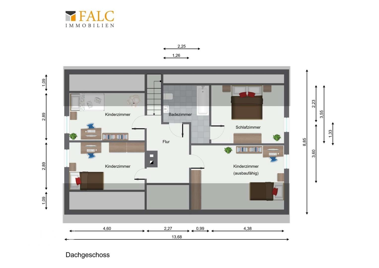 Grundriss Dachgeschoss