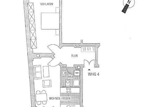 Grundriss WE 4