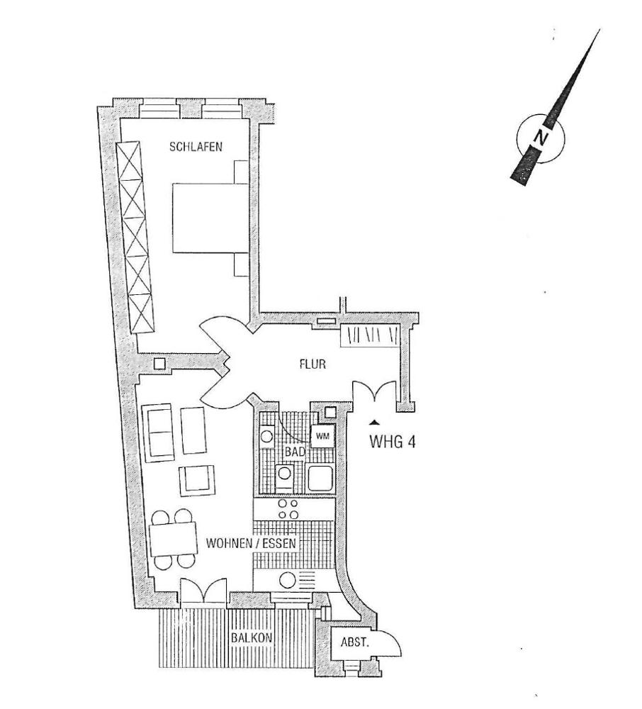 Grundriss WE 4