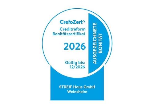 Siegel Bonität STREIF Haus