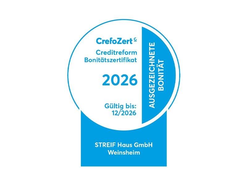 Siegel Bonität STREIF Haus