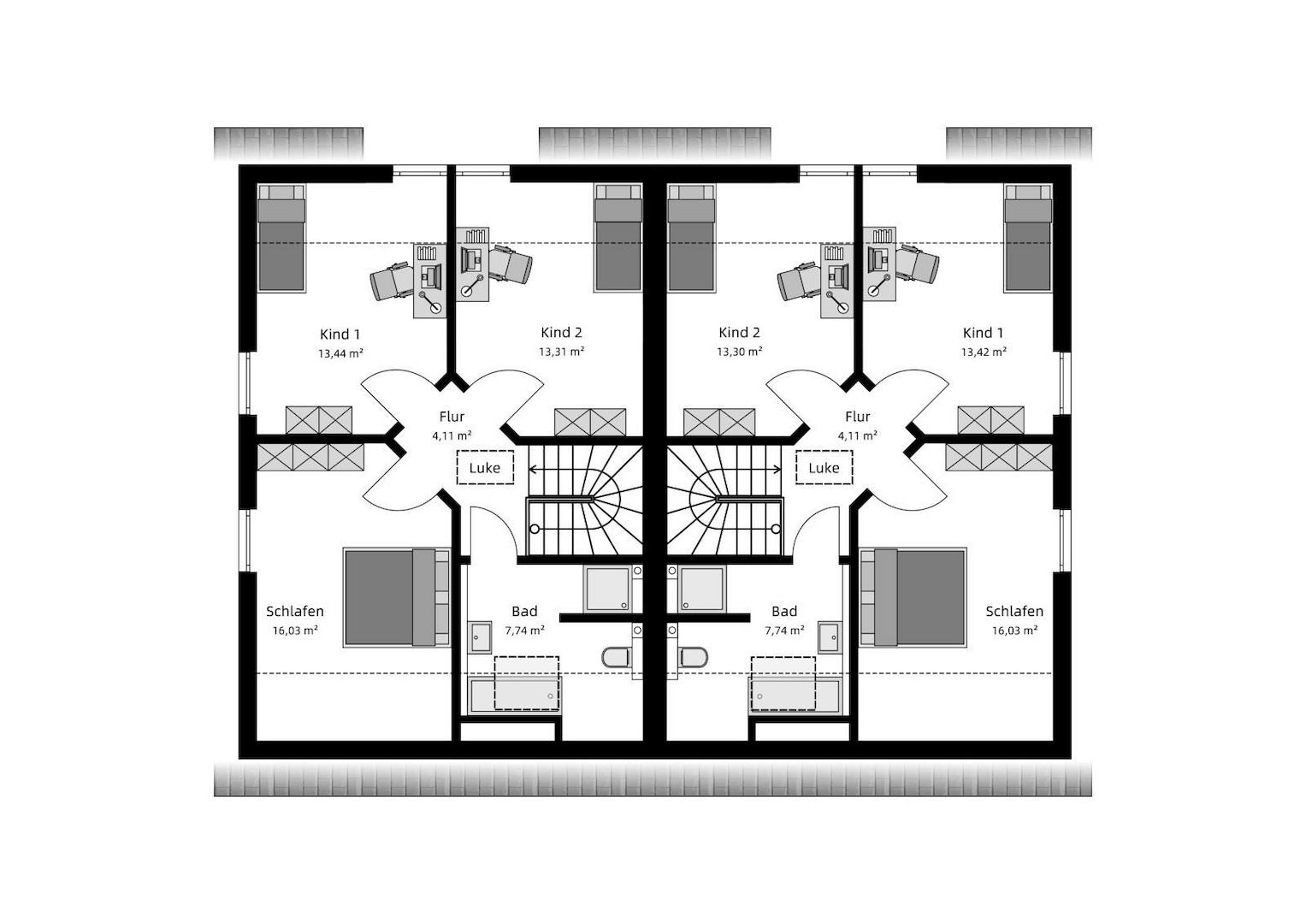 Grundriss Dachgeschoss