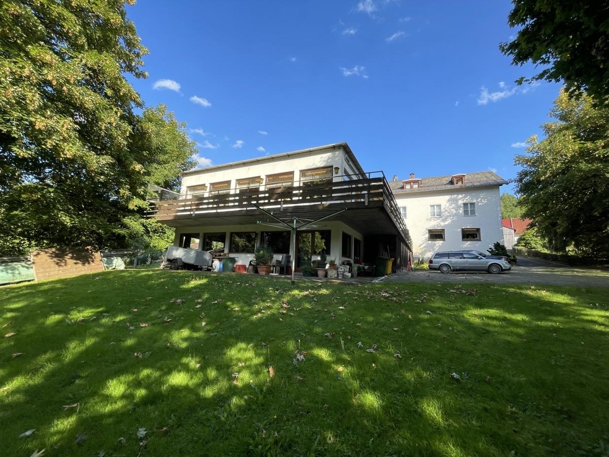 Haus Ansicht vom Garten aus