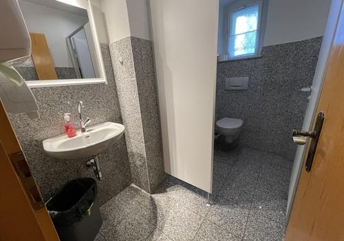 WC für die Gäste vom Lokal