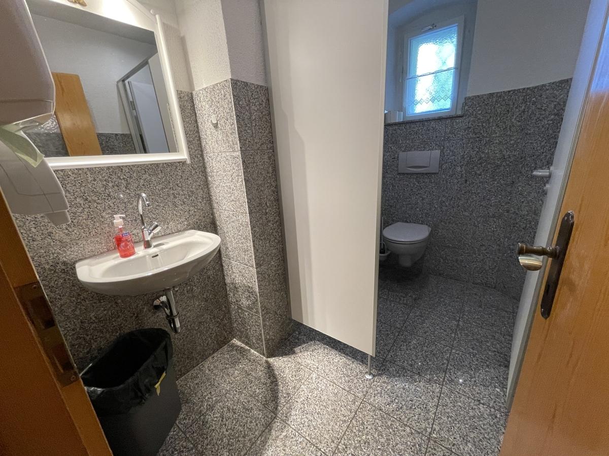 WC für die Gäste vom Lokal