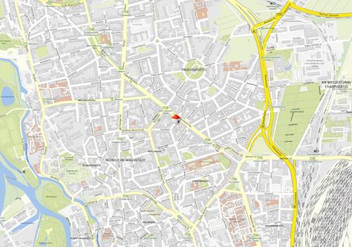 Geolyzer Kartenausschnitt