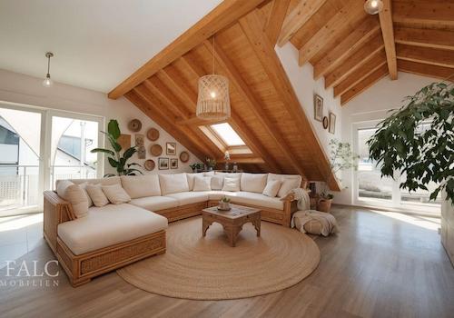 Sich gemütlich einrichten..