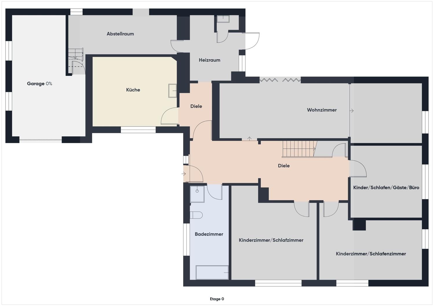 Darstellung Erdgeschoss