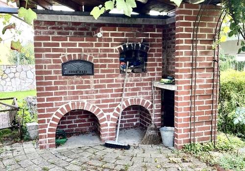 Außen Backofen
