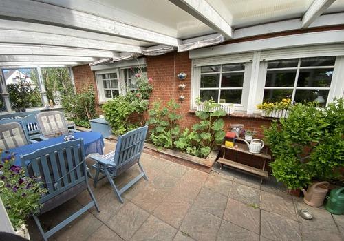 Überdachte Terrasse