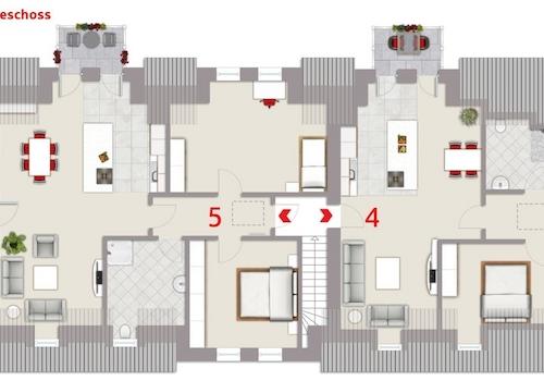 Grundriss Dachgeschoss gesamt
