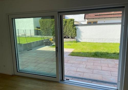 Blick auf die Terrasse