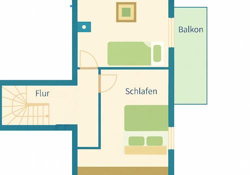 Grundriss 1. Obergeschoss