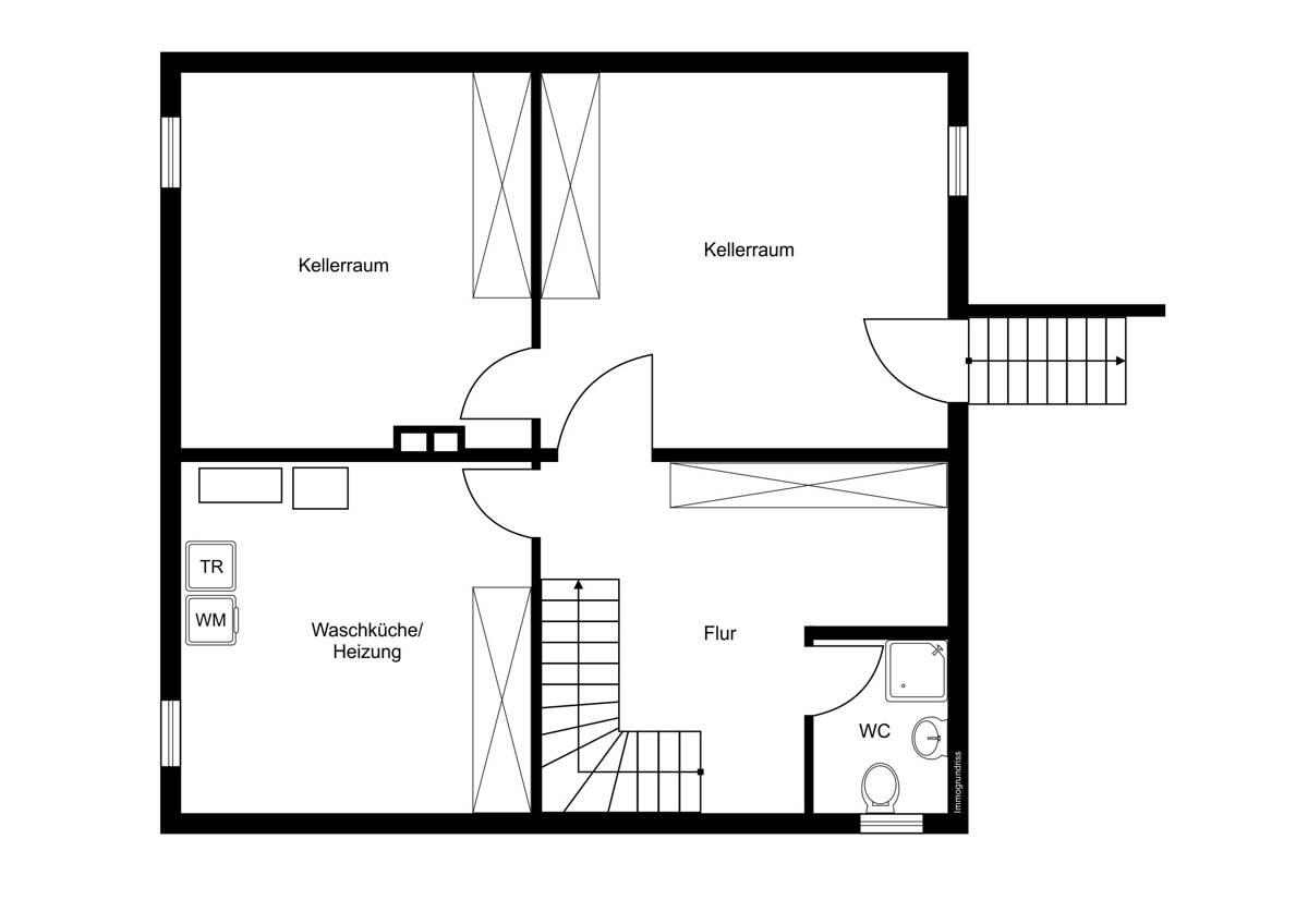 Grundriss Keller