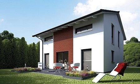 Musterhaus Bielefeld  Gartenansicht