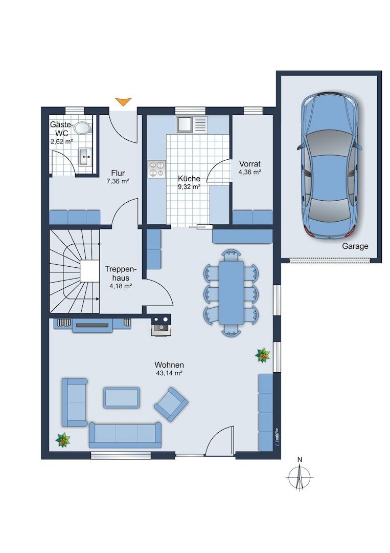 Grundriss EG 