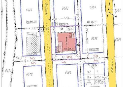 Genehmigte Bauvariante