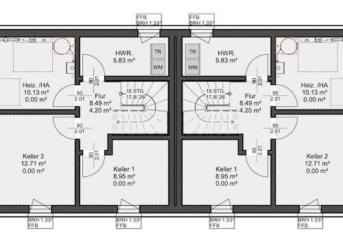 Grundriss Kellergeschoß