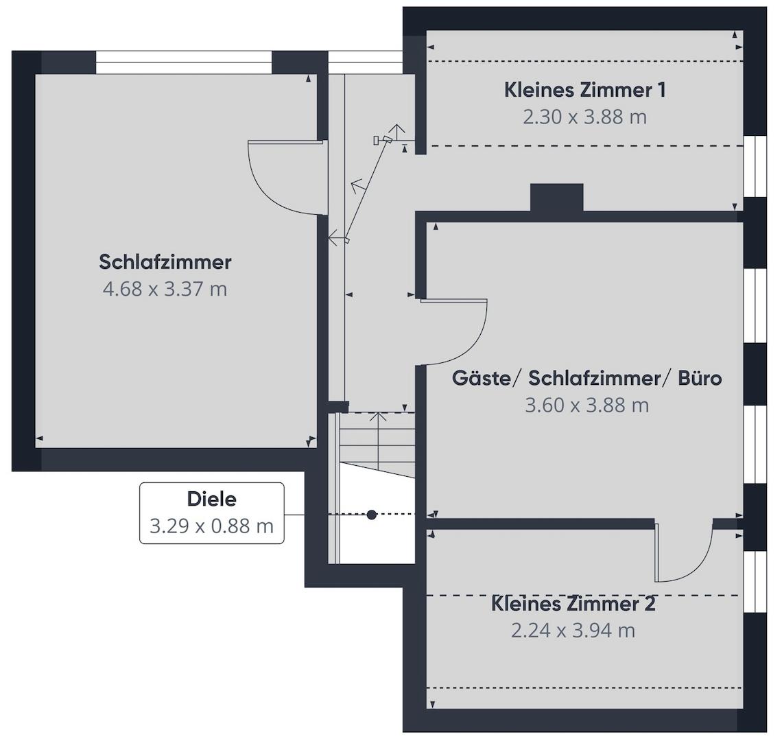 Darstellung Dachgeschoss