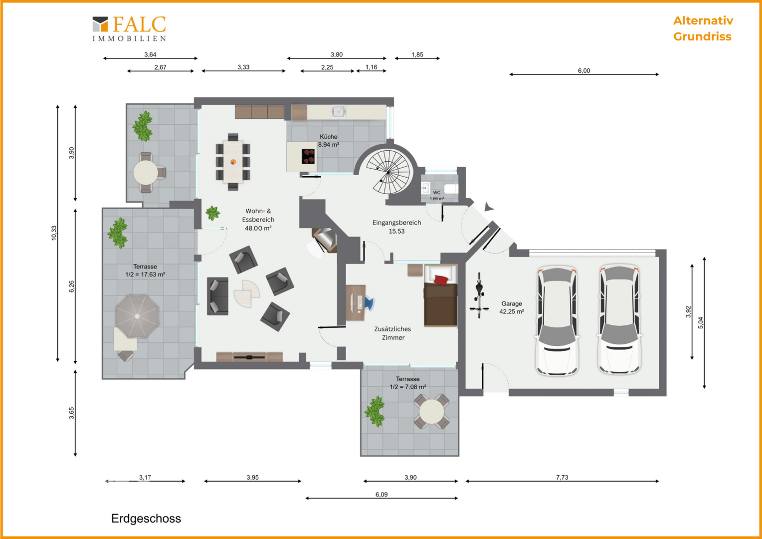 Alternativ Grundriss Erdgeschoss