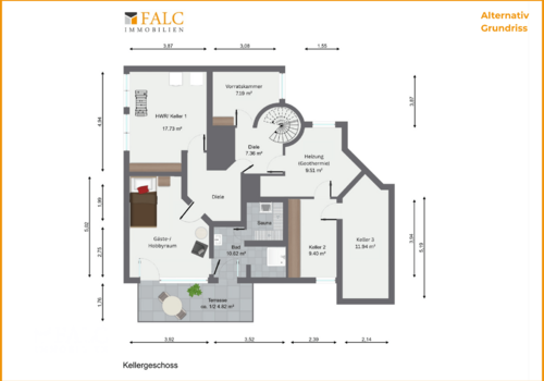Alternativ Grundriss Kellergeschoss