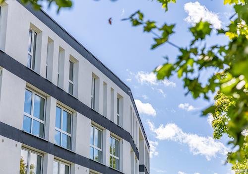 Detaillierte Fassade