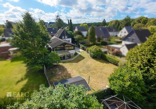 Gartenansicht Drohne