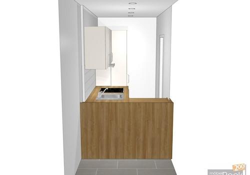 Küche vom Wohnzimmer