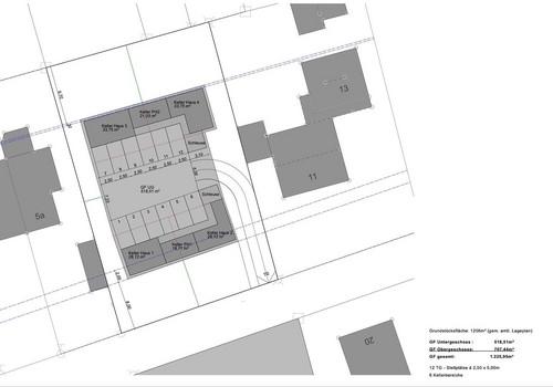 Bebauungsbeispiel mit TG