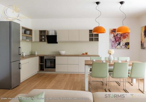 Küche und Esszimmer