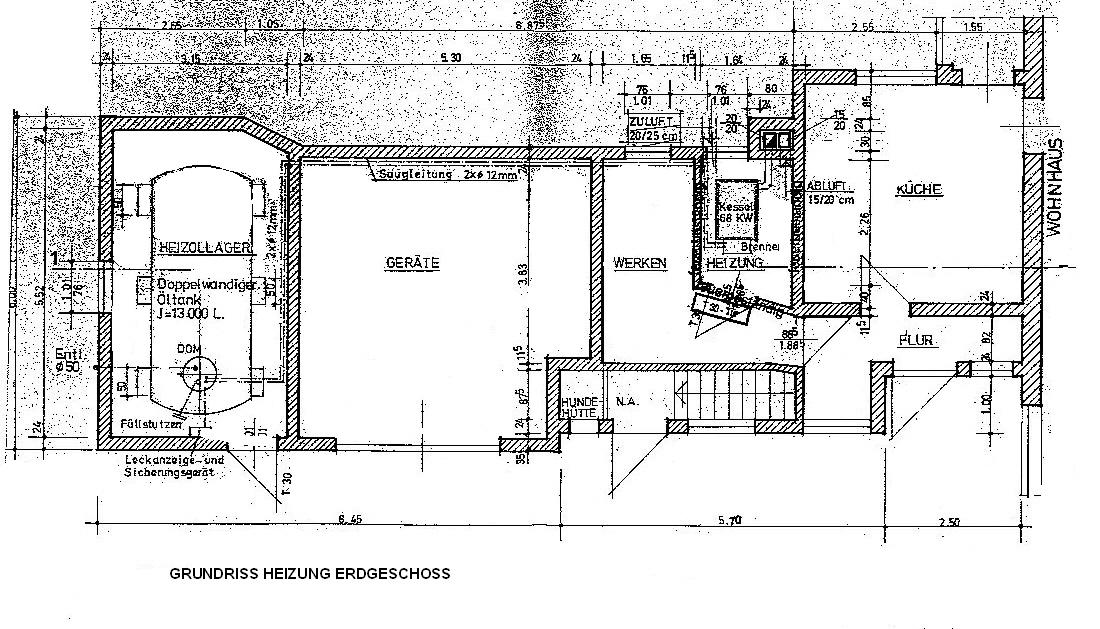 Grundriss Heizung