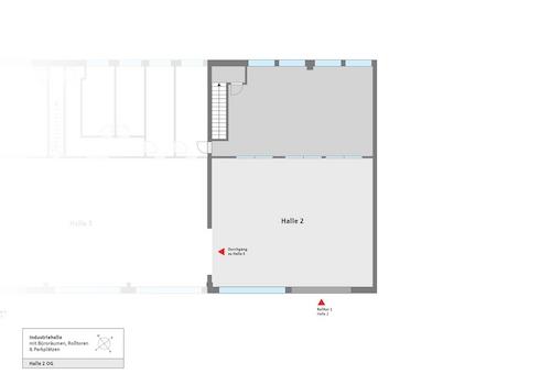 Grundriss Halle 2 OG