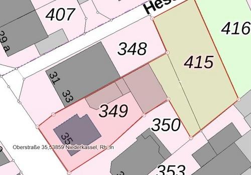 Flurstücke 349 & 415 = 718qm