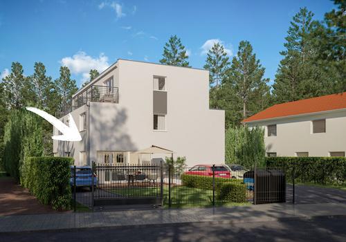 Einfahrt in Ihr Reihenendhaus